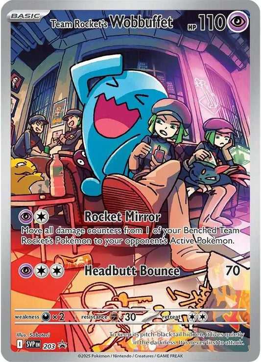 Team Rocket's Wobbuffet [SV: Scarlet & Violet Promo Cards] 203