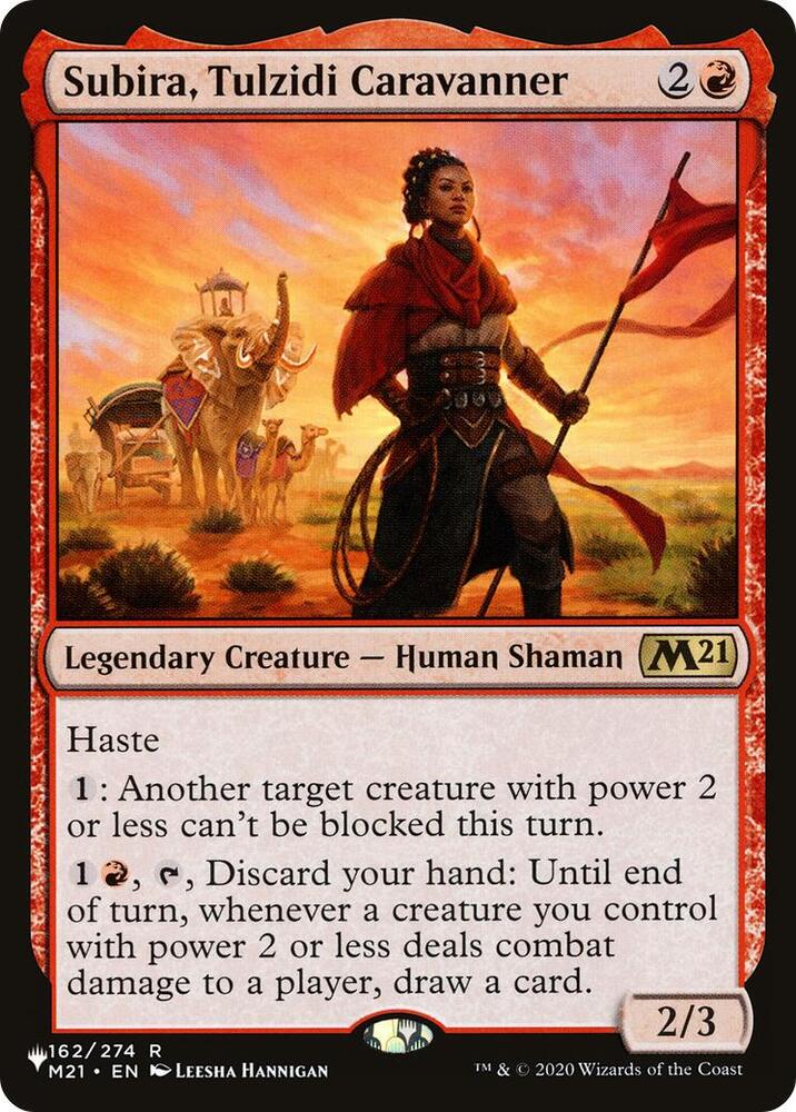 Subira, Tulzidi Caravanner [The List Reprints] 162/274