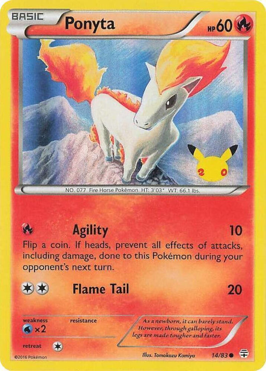 Ponyta (UK Exclusive Promo) [Miscellaneous Cards & Products] 014/083