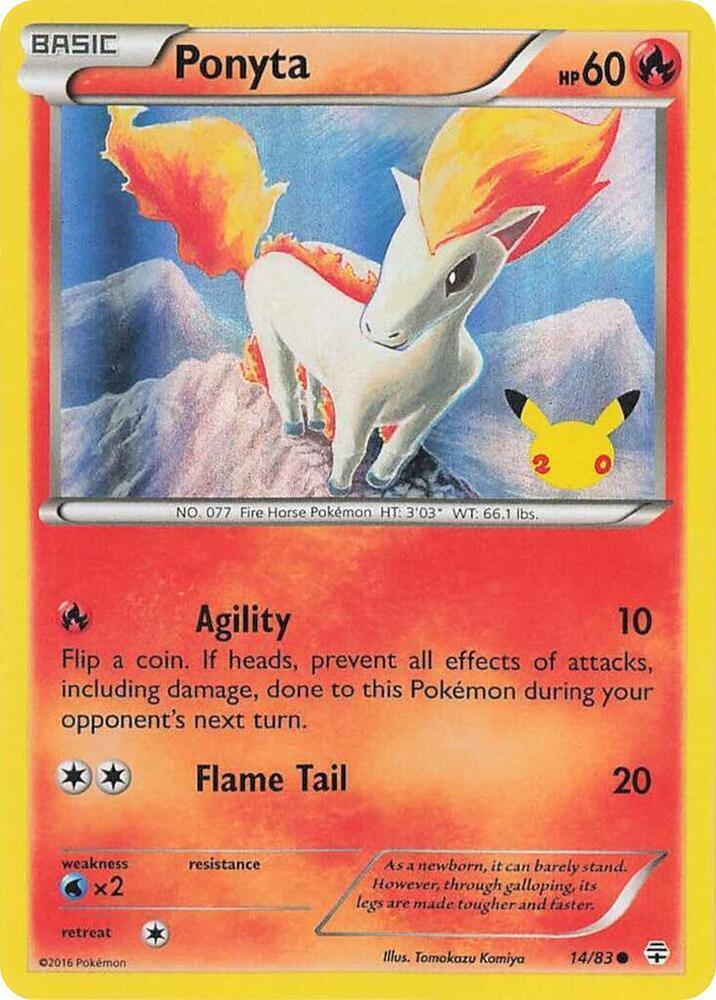 Ponyta (UK Exclusive Promo) [Miscellaneous Cards & Products] 014/083