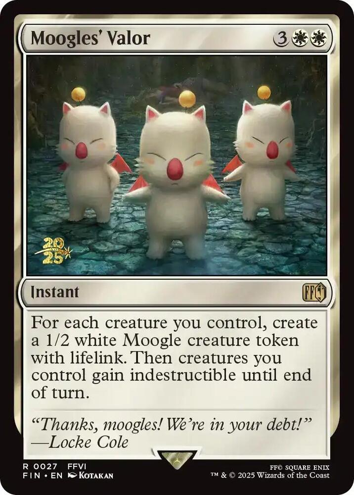 Moogles' Valor [Prerelease Cards] 27