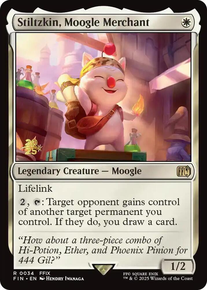 Stiltzkin, Moogle Merchant [Prerelease Cards] 34