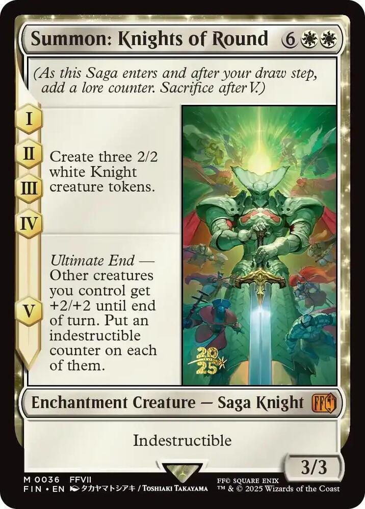 Summon: Knights of Round [Prerelease Cards] 36