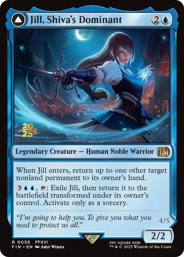 Jill, Shiva's Dominant [Prerelease Cards] 58