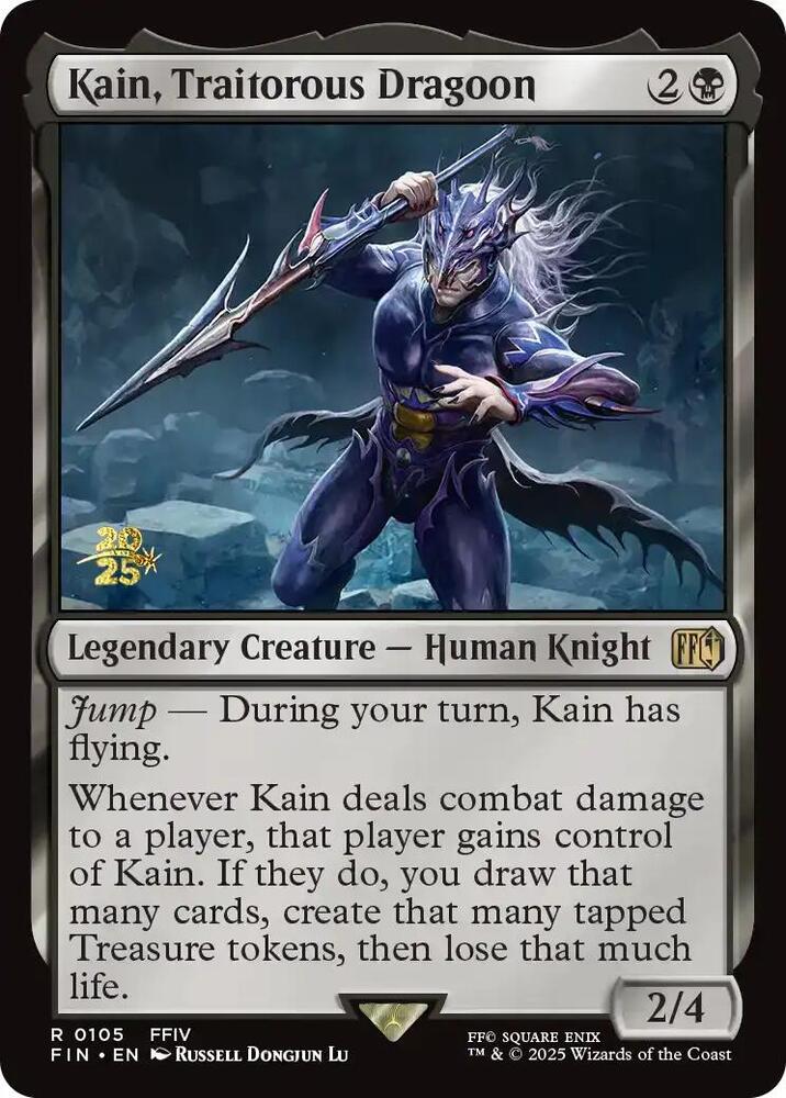 Kain, Traitorous Dragoon [Prerelease Cards] 105