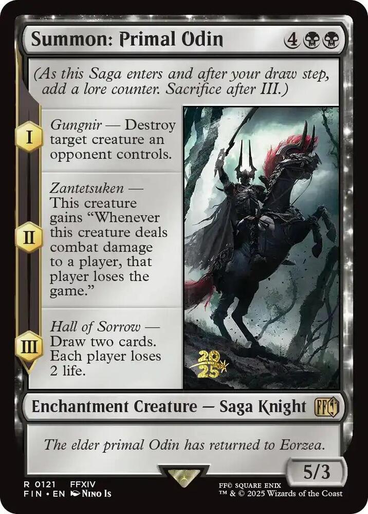 Summon: Primal Odin [Prerelease Cards] 121