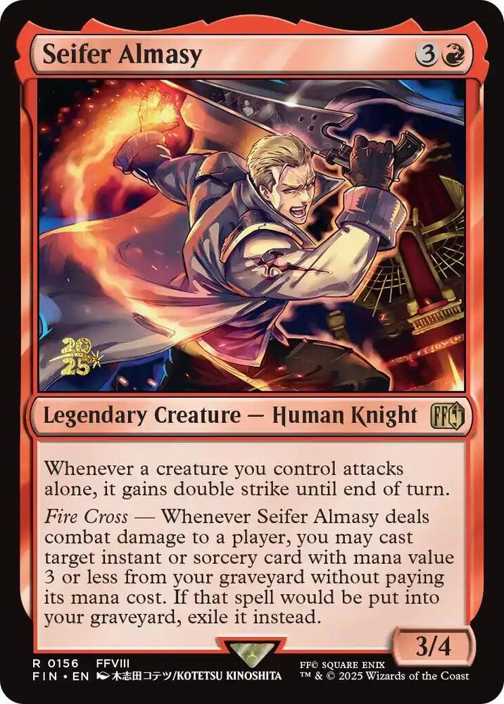 Seifer Almasy [Prerelease Cards] 156