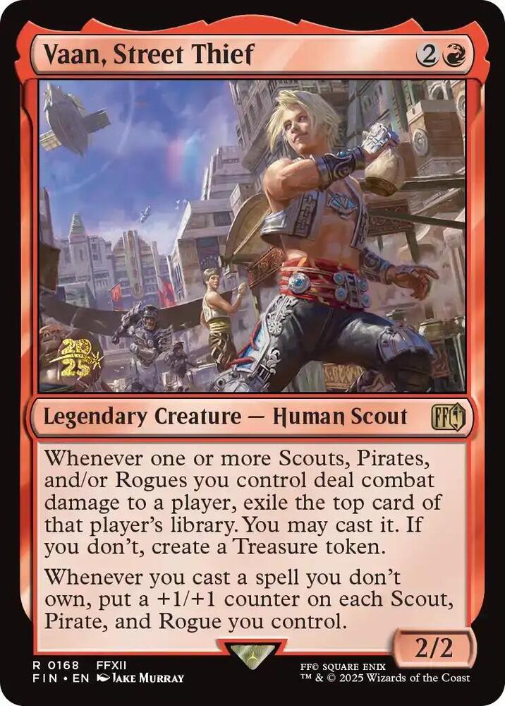 Vaan, Street Thief [Prerelease Cards] 168