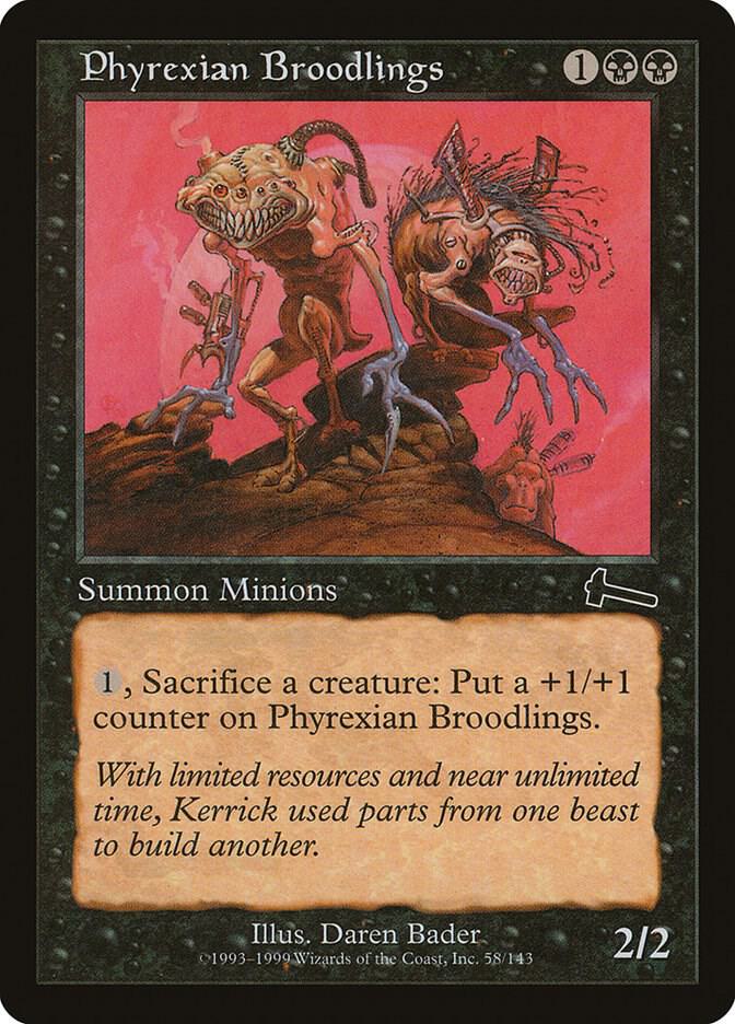 Phyrexian Broodlings [Urza's Legacy] 58