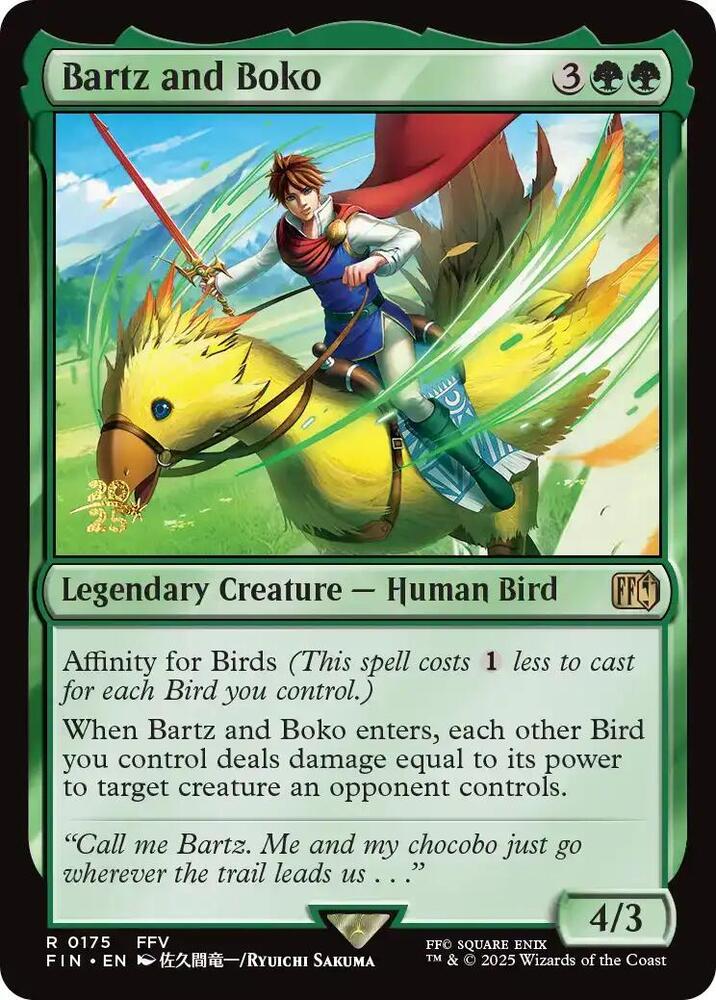 Bartz and Boko [Prerelease Cards] 175