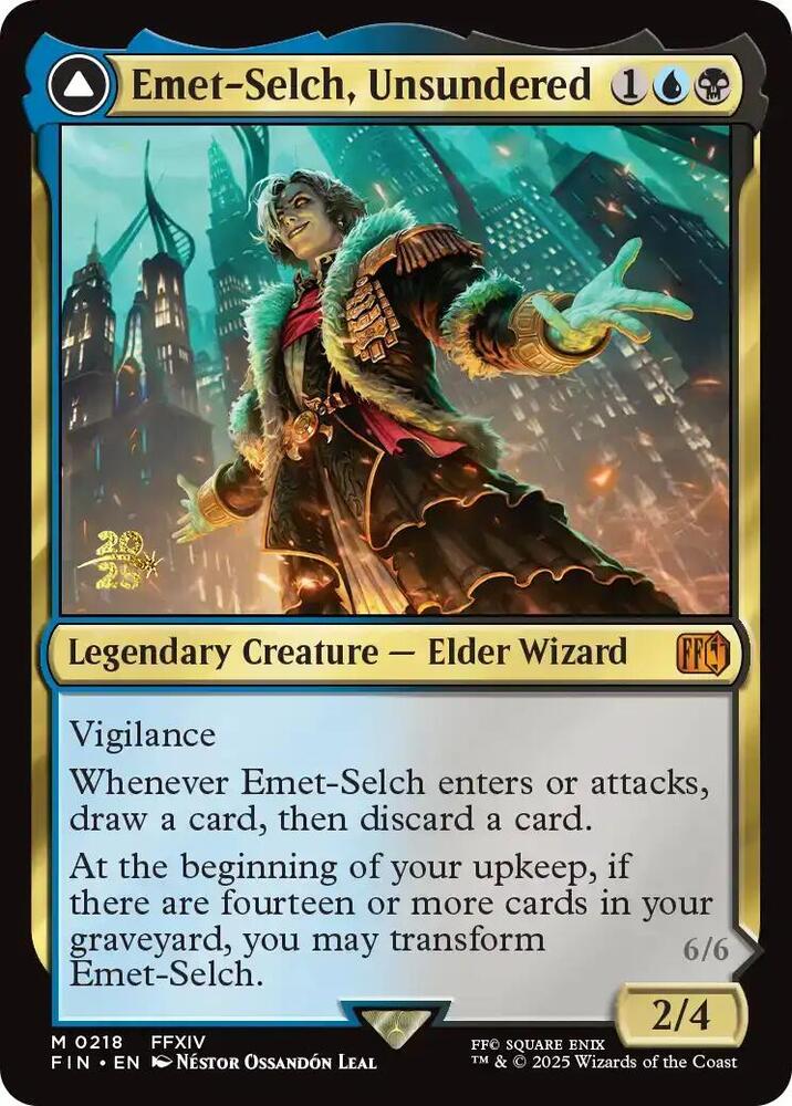 Emet-Selch, Unsundered [Prerelease Cards] 218
