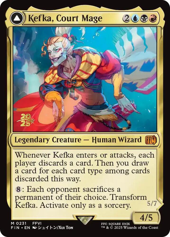 Kefka, Court Mage [Prerelease Cards] 231