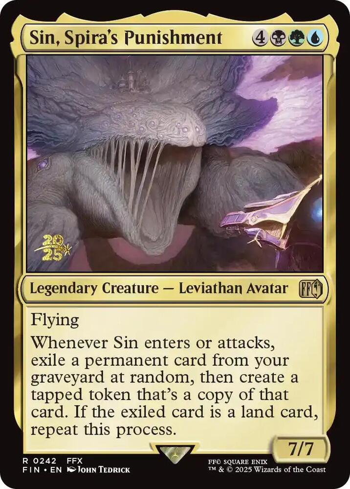 Sin, Spira's Punishment [Prerelease Cards] 242
