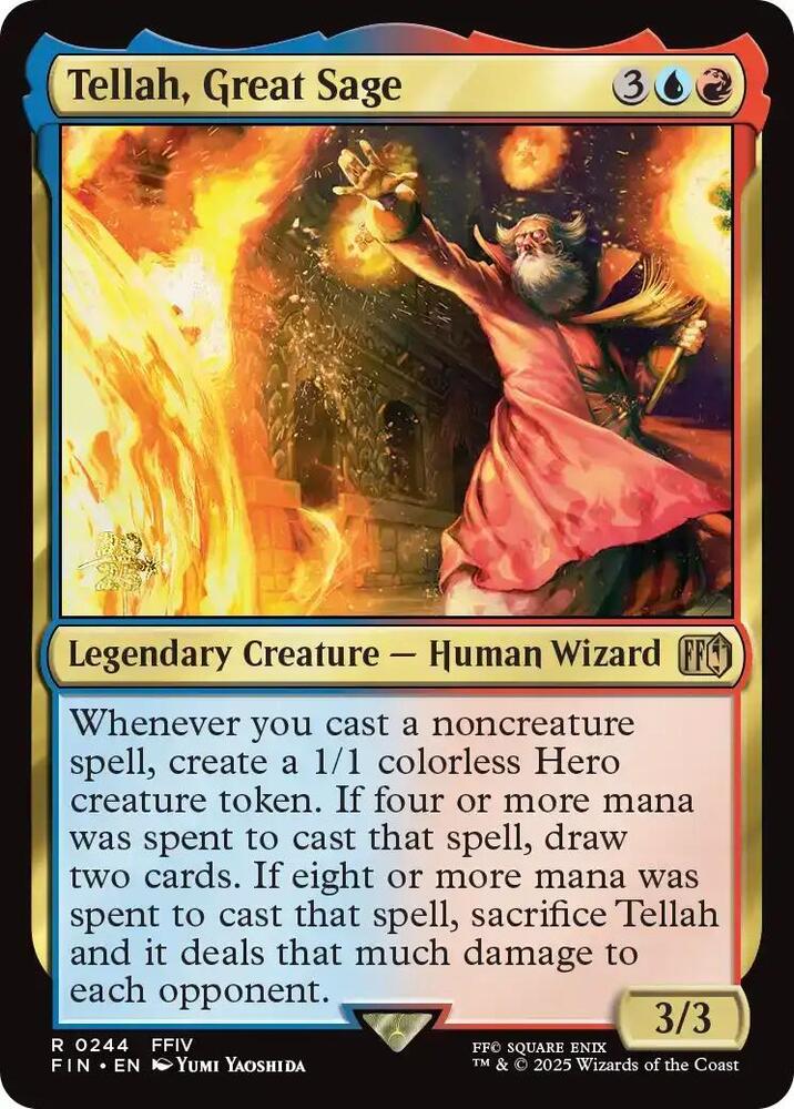 Tellah, Great Sage [Prerelease Cards] 244
