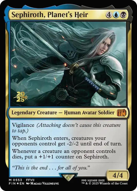 Sephiroth, Planet's Heir [Prerelease Cards] 553
