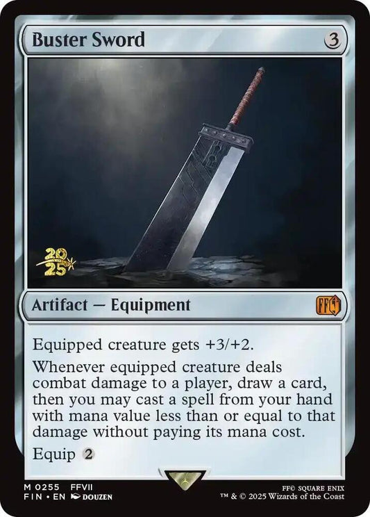 Buster Sword [Prerelease Cards] 255