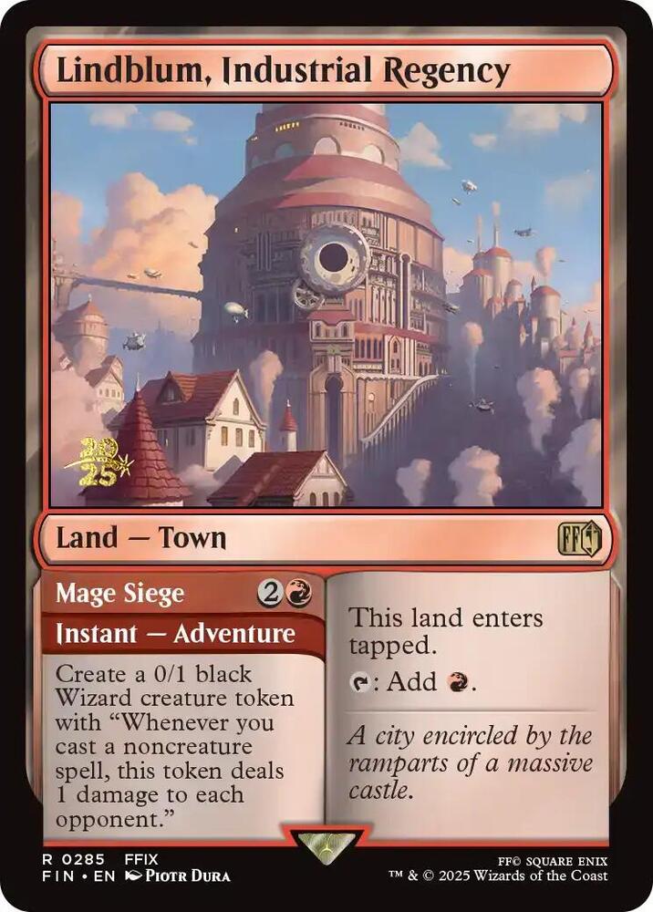 Lindblum, Industrial Regency [Prerelease Cards] 285