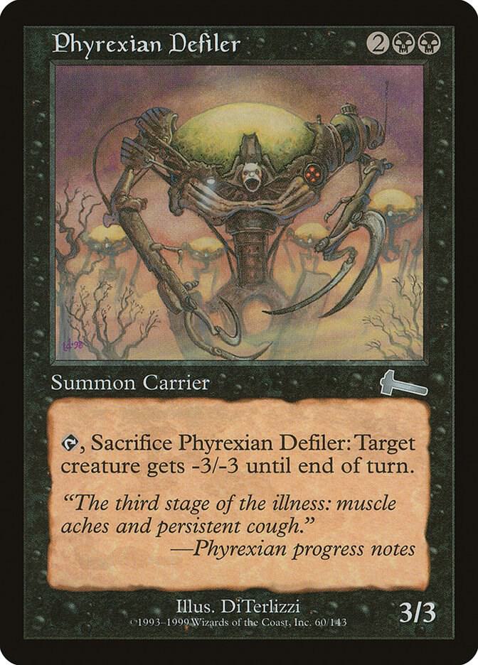Phyrexian Defiler [Urza's Legacy] 60