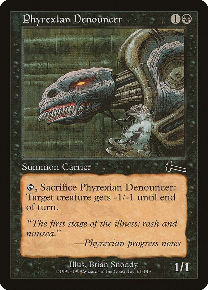 Phyrexian Denouncer [Urza's Legacy] 61