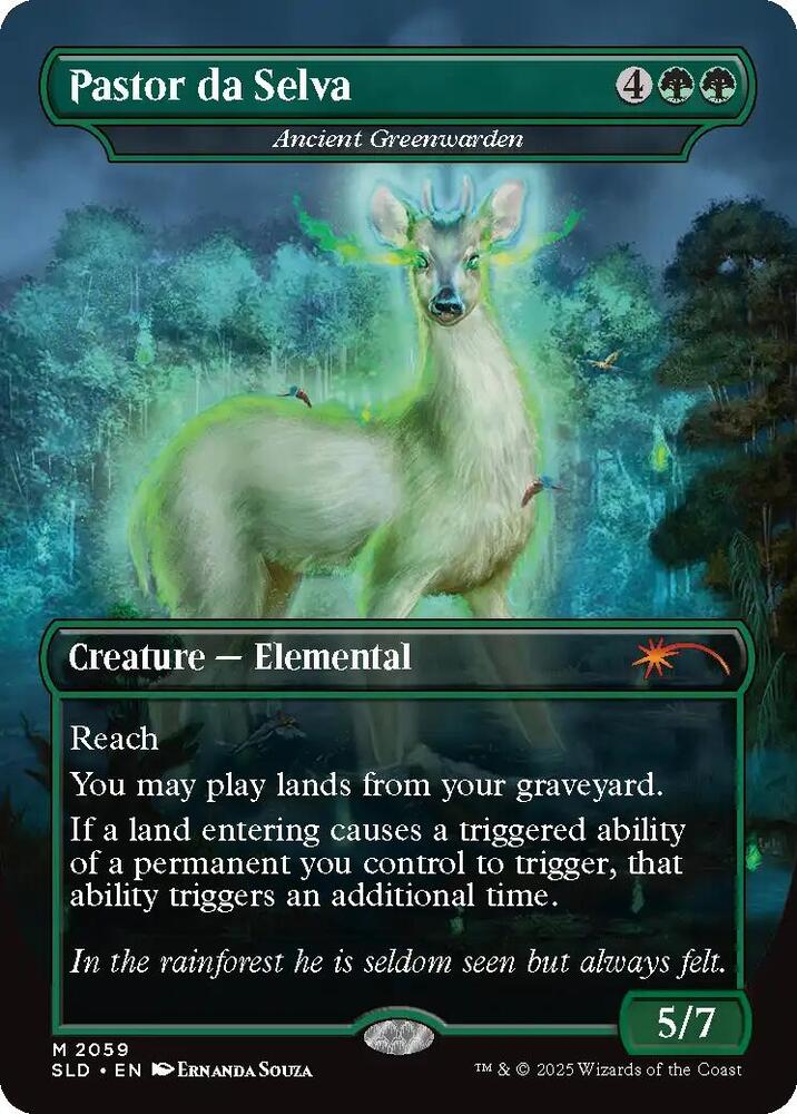 Pastor da Selva - Ancient Greenwarden [Secret Lair Drop Series] 2059