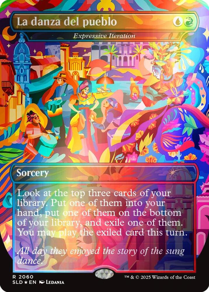 La danza del pueblo - Expressive Iteration (Rainbow Foil) [Secret Lair Drop Series] 2060