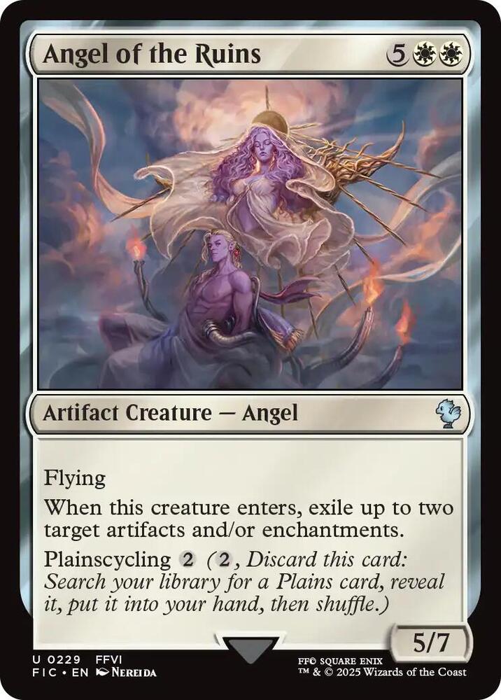 Angel of the Ruins (Surge Foil) [Commander: FINAL FANTASY] 229