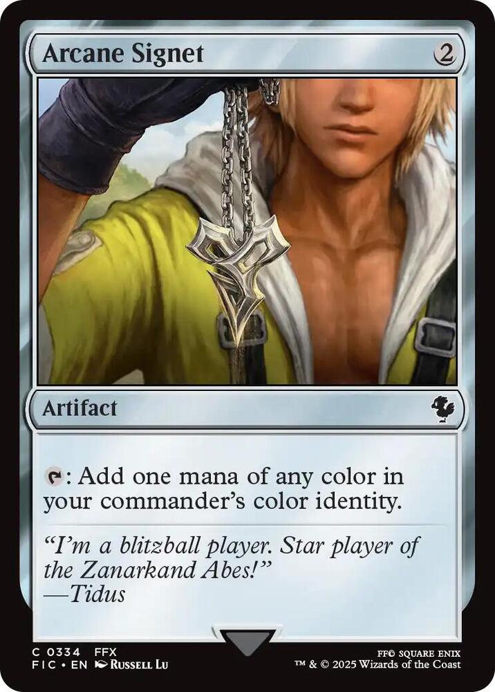 Arcane Signet (0334) (Surge Foil) [Commander: FINAL FANTASY] 334