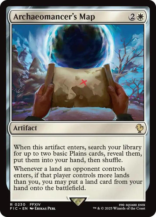 Archaeomancer's Map (Surge Foil) [Commander: FINAL FANTASY] 230