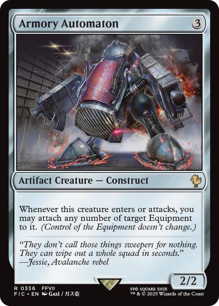Armory Automaton (Surge Foil) [Commander: FINAL FANTASY] 336