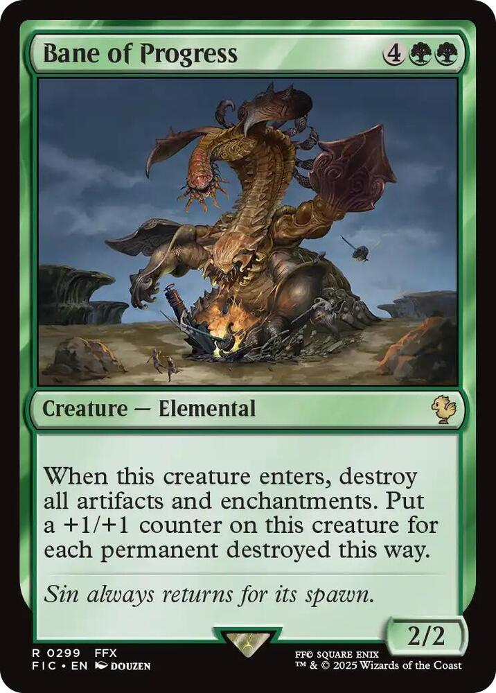 Bane of Progress (Surge Foil) [Commander: FINAL FANTASY] 299