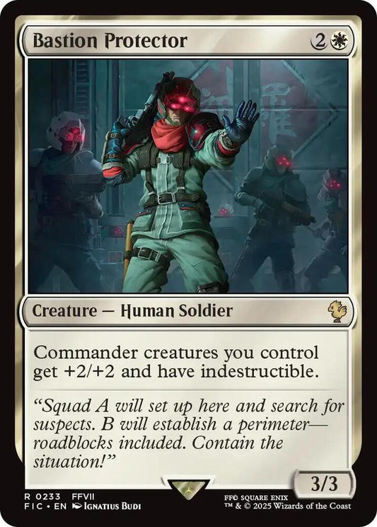 Bastion Protector (Surge Foil) [Commander: FINAL FANTASY] 233