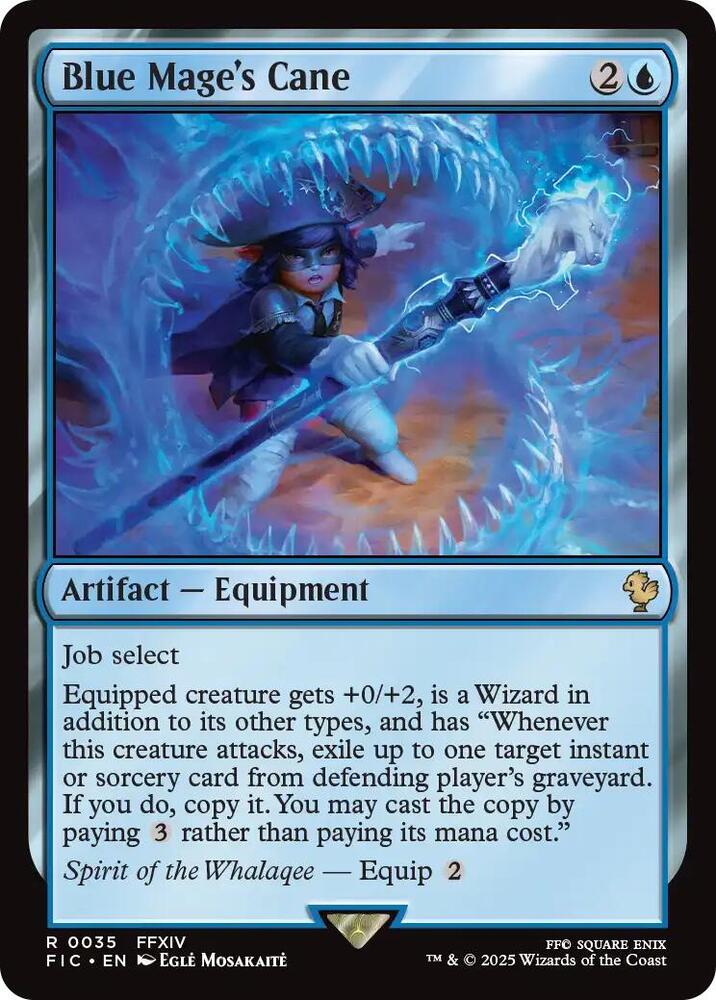 Blue Mage's Cane (Surge Foil) [Commander: FINAL FANTASY] 35