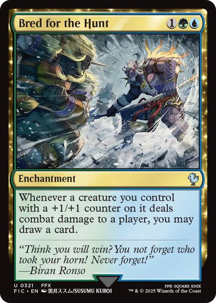 Bred for the Hunt (Surge Foil) [Commander: FINAL FANTASY] 321