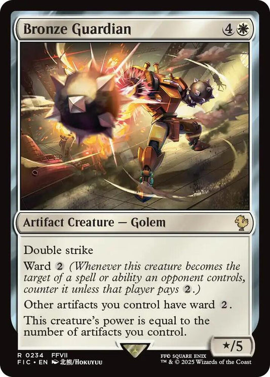 Bronze Guardian (Surge Foil) [Commander: FINAL FANTASY] 234