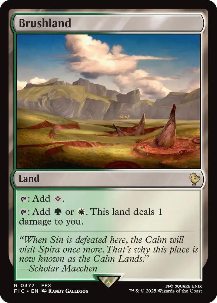 Brushland (Surge Foil) [Commander: FINAL FANTASY] 377