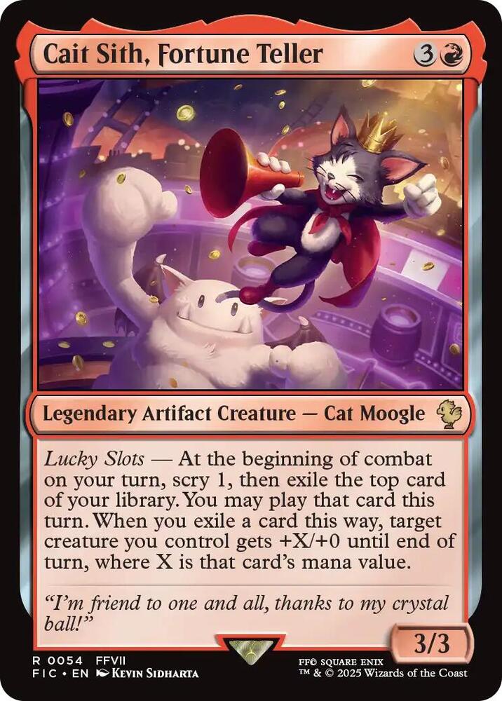 Cait Sith, Fortune Teller (Surge Foil) [Commander: FINAL FANTASY] 54