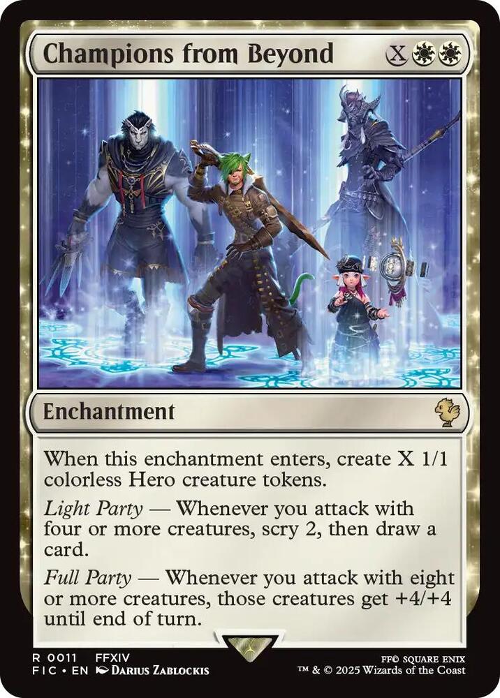 Champions from Beyond (Surge Foil) [Commander: FINAL FANTASY] 11