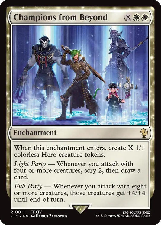 Champions from Beyond (Surge Foil) [Commander: FINAL FANTASY] 11