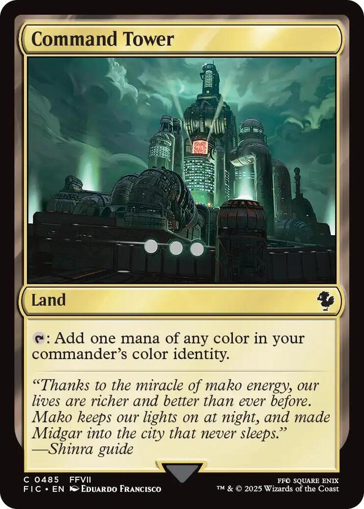 Command Tower (0485) (Surge Foil) [Commander: FINAL FANTASY] 485