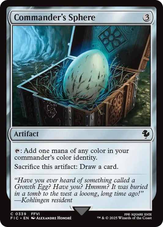 Commander's Sphere (Surge Foil) [Commander: FINAL FANTASY] 339