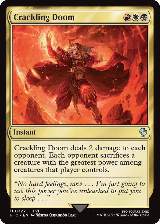 Crackling Doom (Surge Foil) [Commander: FINAL FANTASY] 322
