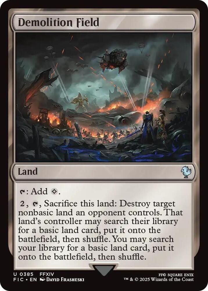 Demolition Field (Surge Foil) [Commander: FINAL FANTASY] 385