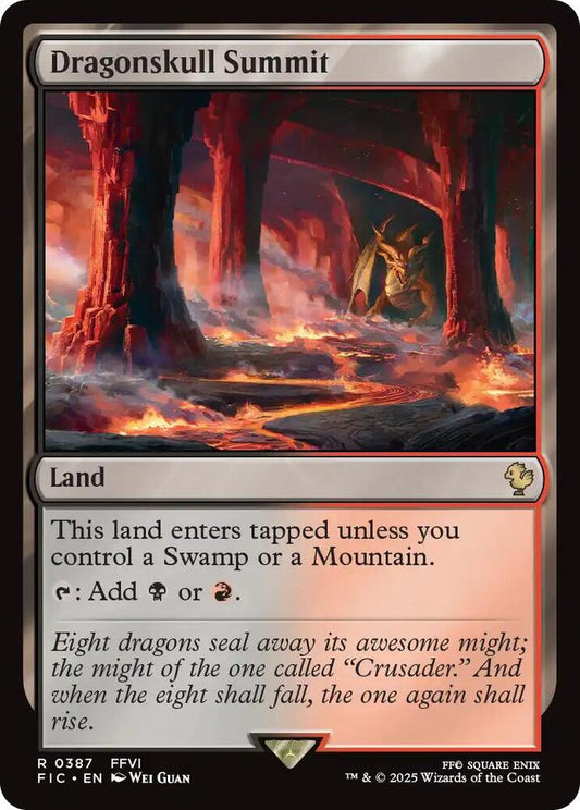 Dragonskull Summit (Surge Foil) [Commander: FINAL FANTASY] 387