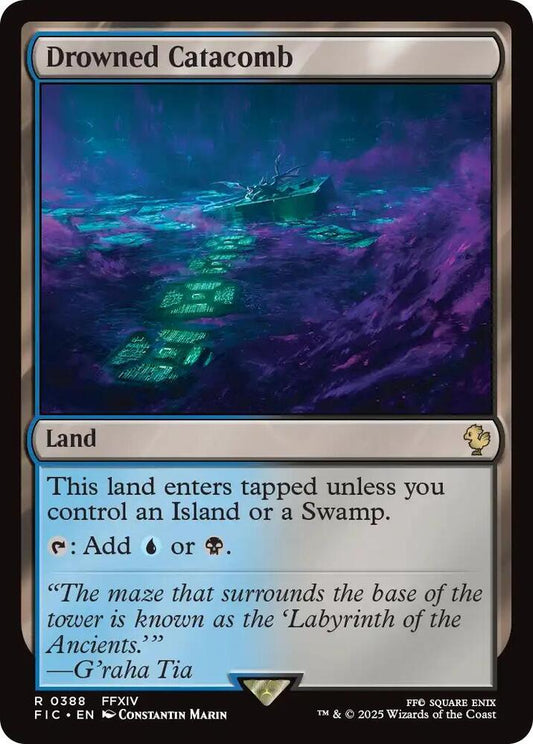 Drowned Catacomb (Surge Foil) [Commander: FINAL FANTASY] 388