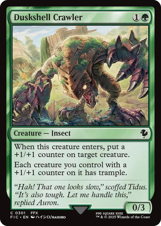 Duskshell Crawler (Surge Foil) [Commander: FINAL FANTASY] 301