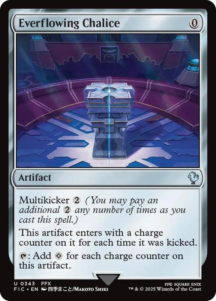 Everflowing Chalice (Surge Foil) [Commander: FINAL FANTASY] 343