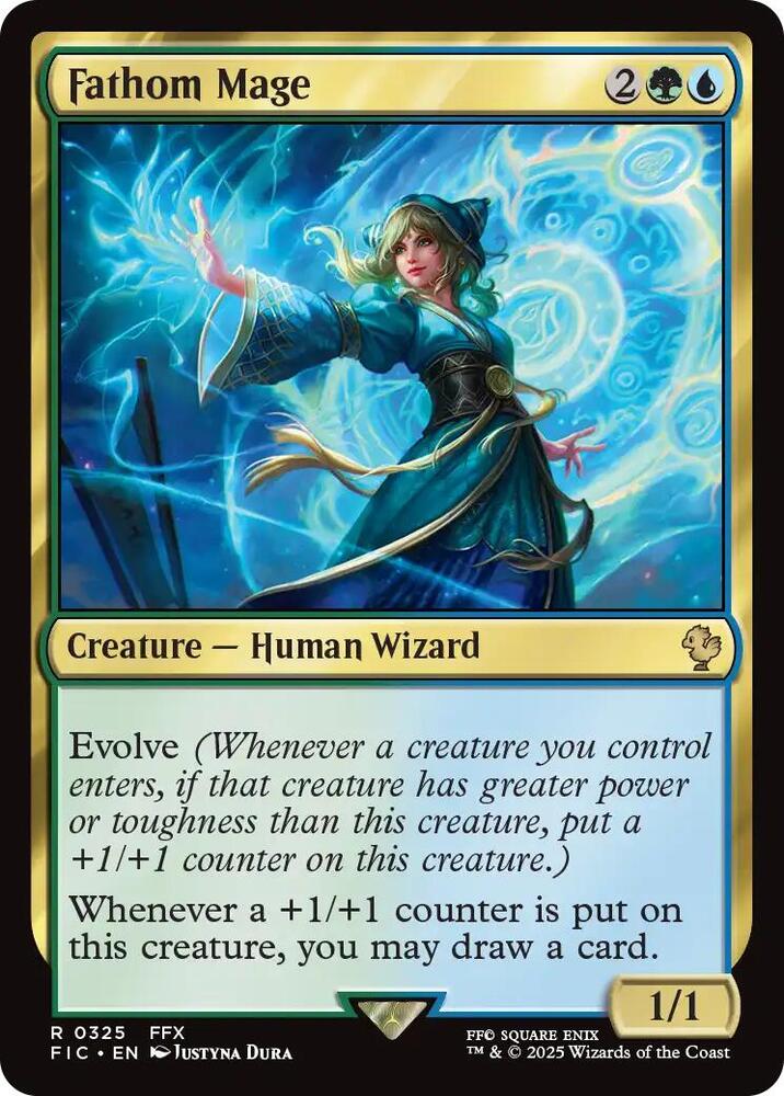 Fathom Mage (Surge Foil) [Commander: FINAL FANTASY] 325