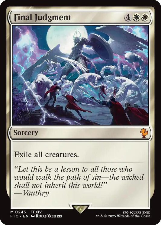 Final Judgment (Surge Foil) [Commander: FINAL FANTASY] 243