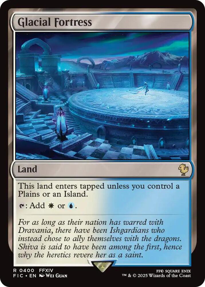 Glacial Fortress (Surge Foil) [Commander: FINAL FANTASY] 400