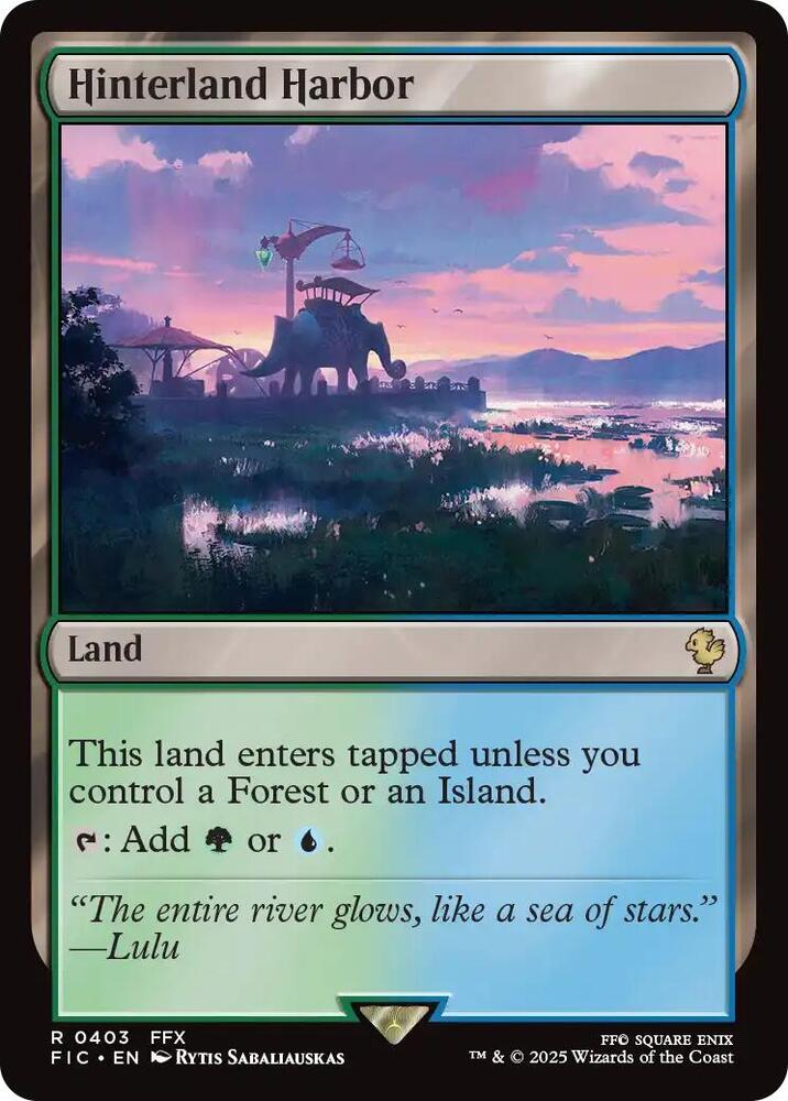 Hinterland Harbor (Surge Foil) [Commander: FINAL FANTASY] 403